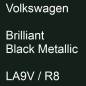 Preview: Volkswagen, Brilliant Black Metallic, LA9V / R8.